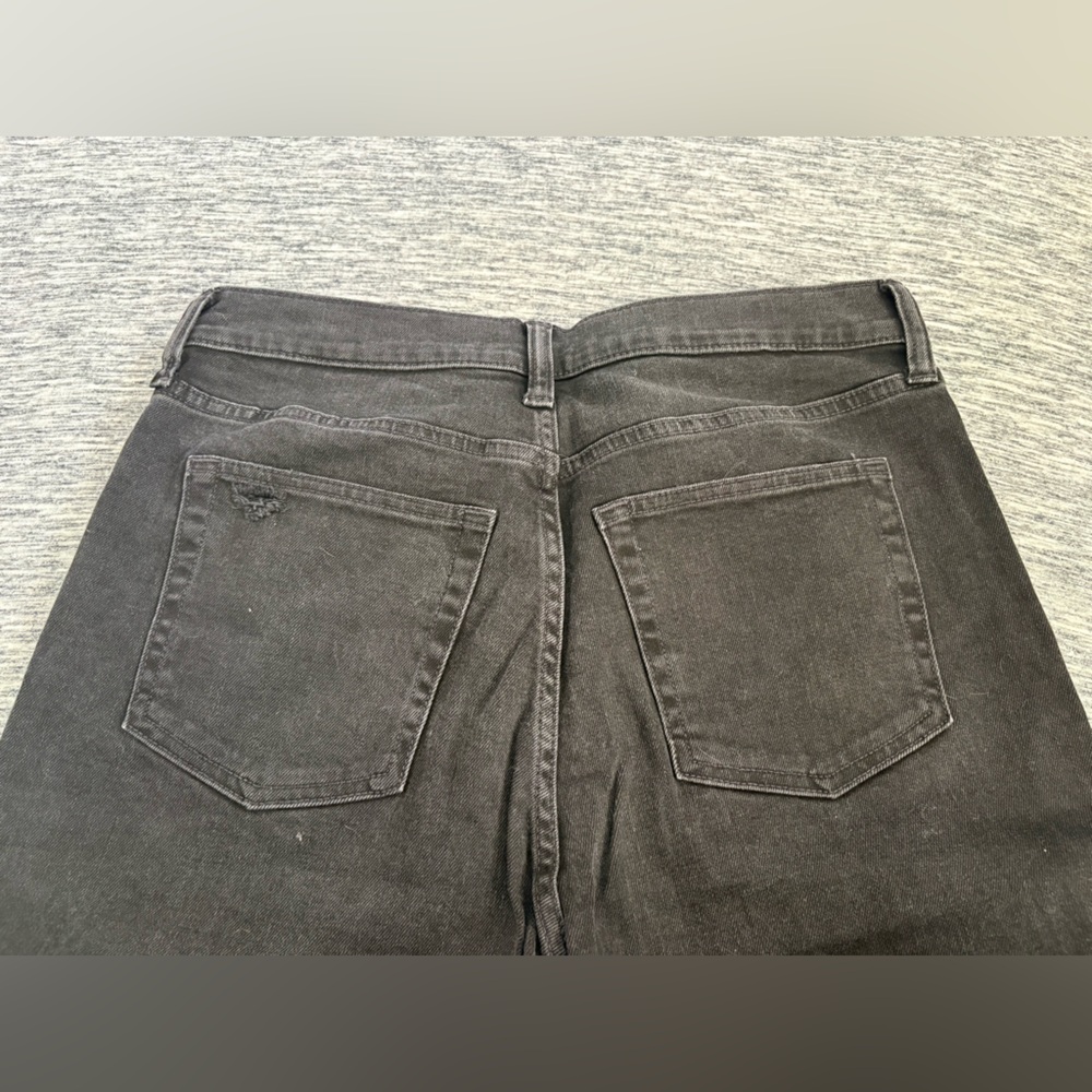 Gap Jeans Distressed Denim Cheeky Straight High Rise Size 10/30 Tall - Picture 6 of 6
